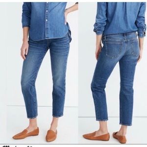 Madewell Maternity Classic Straight Jeans 26